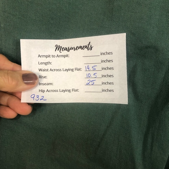 Loft Skinny Jeans Fitted Cropped Green - Picture 6 of 6